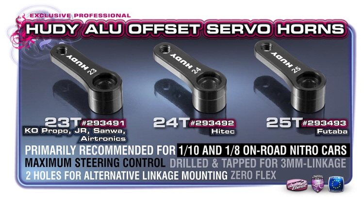 [ܼ] 293492 [HUDY] 293492 HUDY ALU SERVO HORN - HITEC - OFFSET- 24T