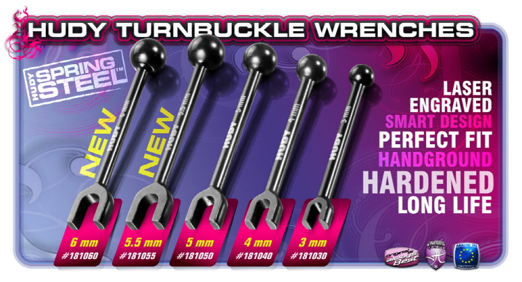 [���ܼ�] 181055 [HUDY] 181055 HUDY SPRING STEEL TURNBUCKLE WRENCH 5.5MM