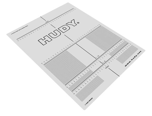[���ܼ�] 108210 [HUDY] 108210 HUDY PLASTIC SET-UP BOARD DECAL FOR 1/8, 1/10