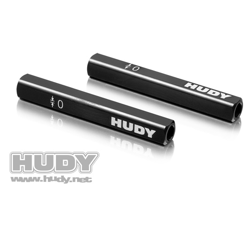 [ܼ] 107702 [HUDY] 107702 HUDY CHASSIS DROOP GAUGE SUPPORT BLOCKS (10 MM) FOR 1/10 (2)