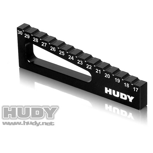 [ܼ] 107720 [HUDY] 107720 HUDY CHASSIS RIDE HEIGHT GAUGE 17MM TO 30MM FOR 1/8 & 1/10 OFF-ROAD