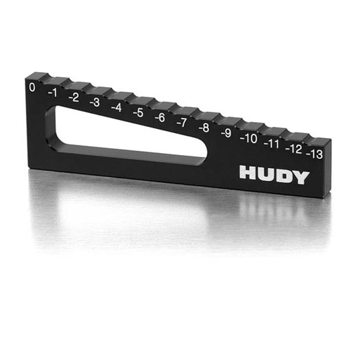 [ܼ] 107717 [HUDY] 107717 HUDY CHASSIS DROOP GAUGE 0 TO -13 MM FOR 1/8 OFF-ROAD & TRUGGY