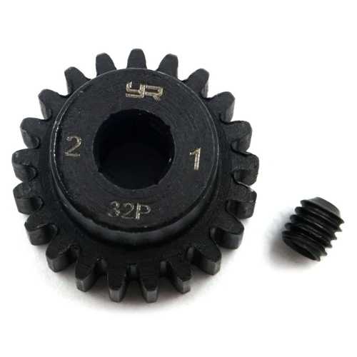 [ܼ] MG-32009 [Yeah Racing] 32 Pitch 21T HD Steel 5mm Bore Motor Gear Pinion