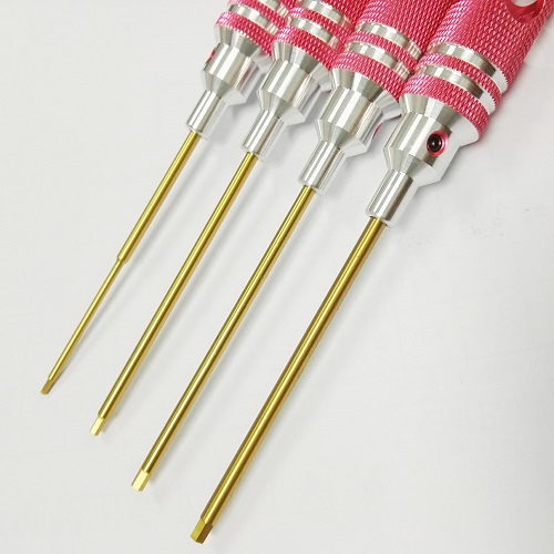 [���ܼ�] DTT11004 [DETAILS TECH] (Ƽź ��) Allen Wrench Set - Pink White Honeycomb 4pcs (Hex 1.5, 2.0, 2.5, 3.0mm)