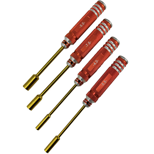 [ܼ] DTT11020 [DETAILS TECH] (Ƽź ) Nut Drivers Set - Oange Honeycomb 4pcs (4.0, 5.5, 7.0, 8.0mm)