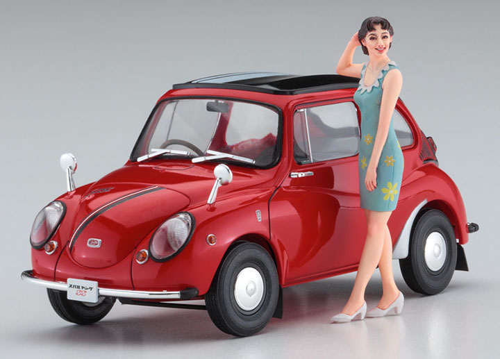 [ܼ] BH52291 [Hasegawa] BH52291 1/24 SP491 Subaru 360 Young SS w/60s Girls Figure