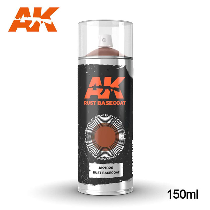 [ܼ] CAK1020 [AK interactive] CAK1020 Rust Basecoat - Spray 150ml