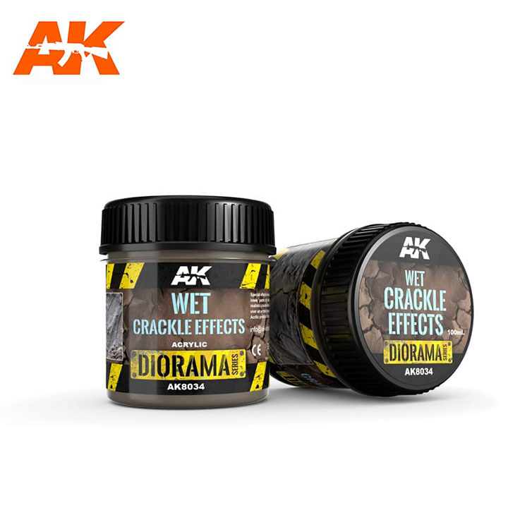 [���ܼ�] CAK8034 [AK interactive] CAK8034 WET CRACKLE EFFECTS - 100ml