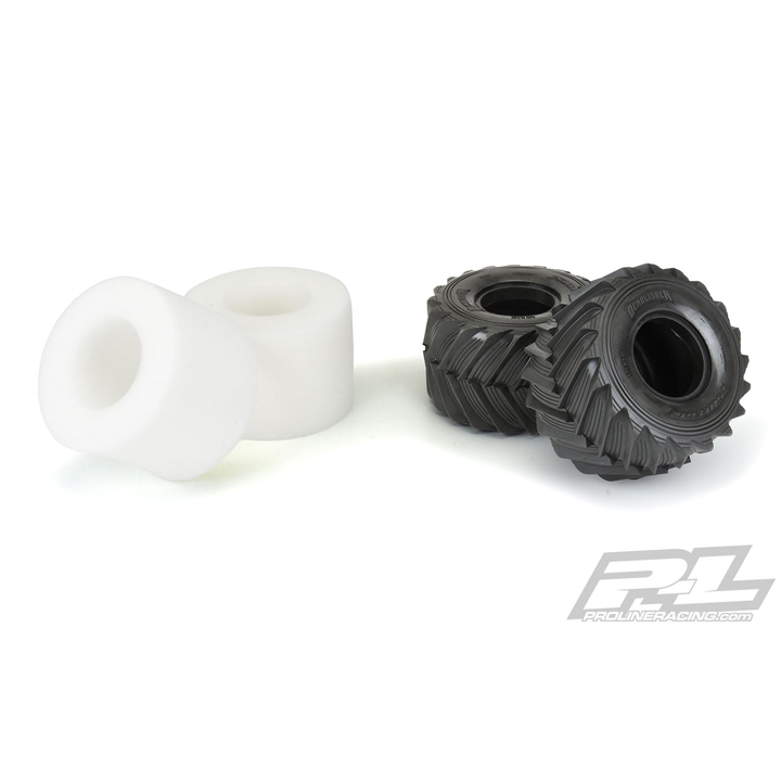 [���ܼ�] PRO1018700 [PROLINE-RACING] 10187-00 Demolisher 2.6/3.5 All Terrain Tires for Losi LMT Front or Rea