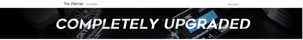 [ܼ] SK-600064-06 [SKY RC] () - RSTW PRO Professional Tire Warmer Black Version 3 (1/10  Ÿ̾ )