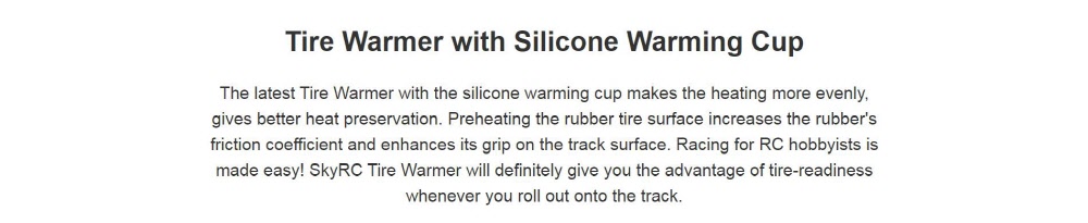 [ܼ] SK-600064-06 [SKY RC] () - RSTW PRO Professional Tire Warmer Black Version 3 (1/10  Ÿ̾ )