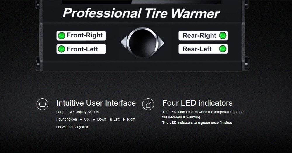[ܼ] SK-600064-08 [SKY RC] () SK-600064-08 - RSTW PRO Professional Tire Warmer Black Version 3 (1/8 Ÿ̾ )