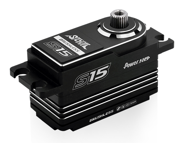 [ܼ] S15 [POWER HD] S15 SANWA SSR, HV, Low Profile Brushless Servo (16.5Kg / 0.05sec)