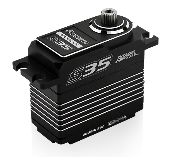 [ܼ] S35 [POWER HD] S35 SANWA SSR, HV, Brushless Servo (35.0Kg / 0.07sec)