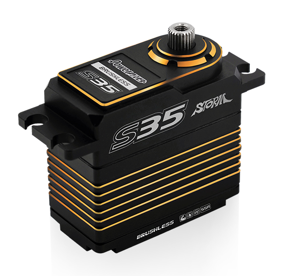 [ܼ] S35 [POWER HD] S35 SANWA SSR, HV, Brushless Servo (35.0Kg / 0.07sec)