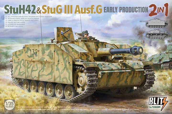 [ܼ] BT8009 [Takom] BT8009 1/35 StuH42 and StuG.III Ausf.G Early Production