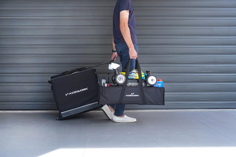 [ܼ] KOS32237 [KOSWORK] 1/8 Racing Bag/Starter Box Bag (w/KOS32010 Starer Box Case & Lid)