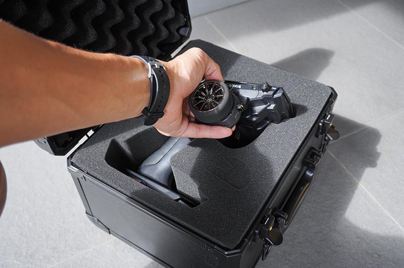 [���ܼ�] KOS32302-10PX [KOSWORK] (��Ż ������ ĳ����) Mini Black V2 Aluminum Carry Case (w/Futaba 10PX/4PM/7PX/7PXR foam)