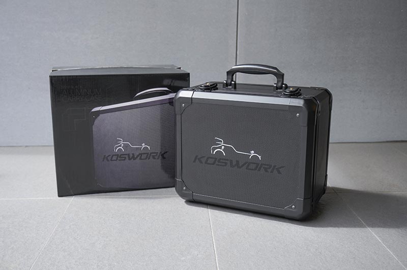 [ܼ] KOS32301-NB4 [KOSWORK] (Ż  ĳ) Mini Black Aluminum Carry Case (w/Flysky Noble NB4)