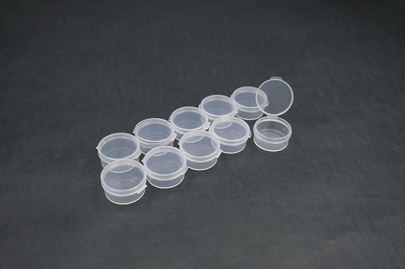 [���ܼ�] KOS14011 [KOSWORK] Clear Round Container (w/lid, ID 25mm, H12mm) (10pcs)