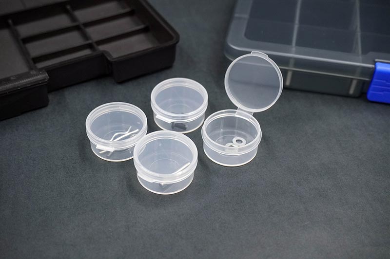 [���ܼ�] KOS14011 [KOSWORK] Clear Round Container (w/lid, ID 25mm, H12mm) (10pcs)