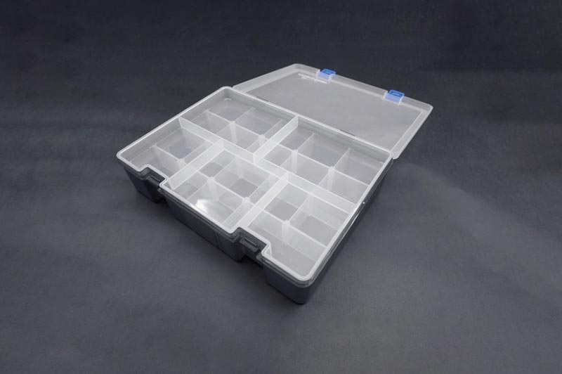 [���ܼ�] KOS32110 [KOSWORK] Two Layer Parts Case 245x175x56mm (w/tray & partition)