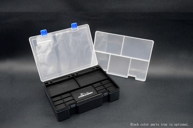 [���ܼ�] KOS32110 [KOSWORK] Two Layer Parts Case 245x175x56mm (w/tray & partition)