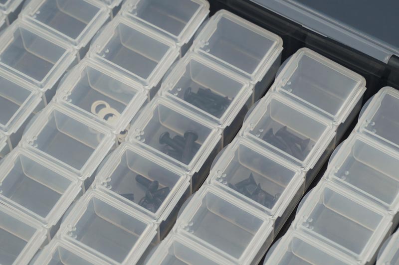 [���ܼ�] KOS32116 [KOSWORK] 7x7 Parts Box 245x175x38mm (49 Compartments, 7 Each Row)