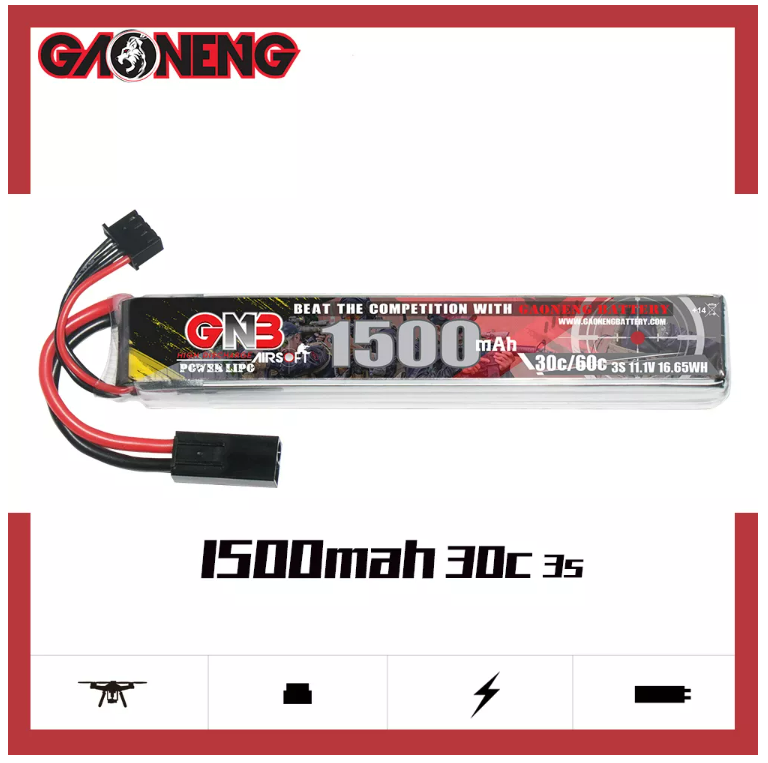 [ܼ] GNB3S-1.5-30 [GNB] 11.1V 1500mAh 3S 30C Ƭ ͸ ( )