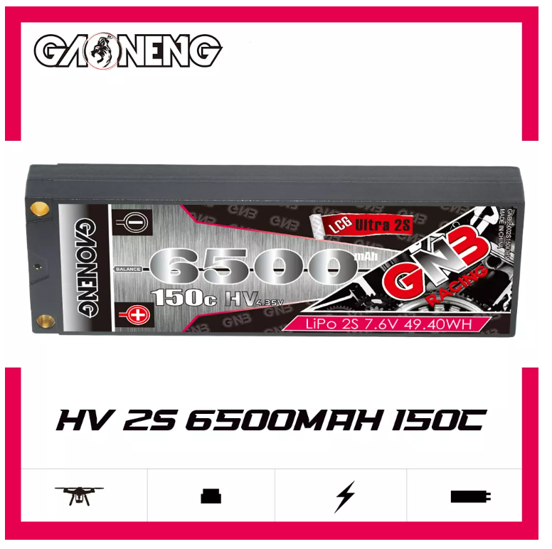 [ܼ] GNB65002S150iUHV [GNB] 7.6V 6500mAh 150C Ƭ ͸ ϵ̽ Ƽ - 5mm 