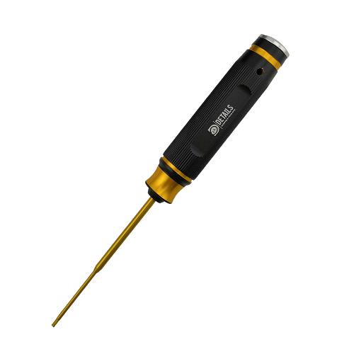 [ܼ] DTT02026A [DETAILS TECH] (Ƽź ) Premium Allen Wrench Set - Black Gold 1pcs Vertical Line Pattern Big Handle Hex 1.5