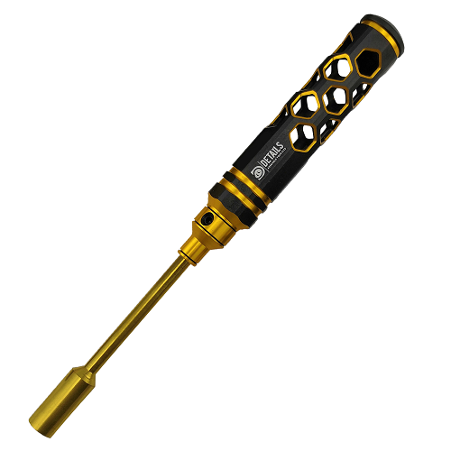 [ܼ] DTT03017C [DETAILS TECH] (Ƽź ) Classic Nut Drivers Set - Hexagon Honeycomb Black Gold 1pc 7.0mm