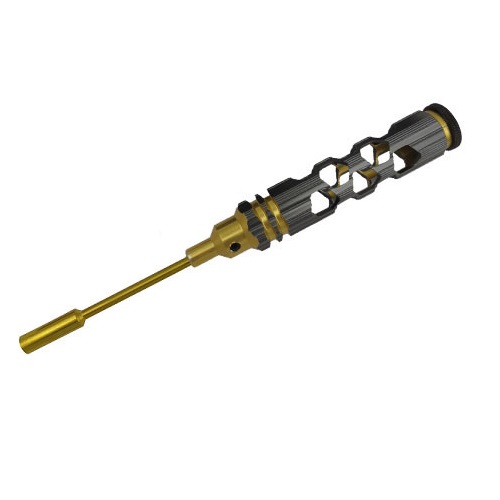 [���ܼ�] DTT03008 [DETAILS TECH] (Ƽź ��) Titanium Coated Tips Nut Drivers - Ink Gold Honeycomb (5.5 x 180mm)