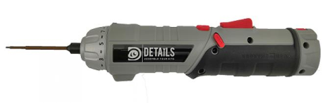 [���ܼ�] DTT01001-SET [DETAILS TECH] (���� ���� DETAIL �� ��Ʈ �޺�) Power Electric Driver Titanium Power Tool Tips 4pcs (Hex1.5/2.0/ 2.5/3.0mm)