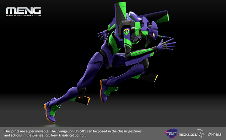 [ܼ] CECHA-001L [Meng] CECHA-001L Evangelion Unit-01-Pre Color Version-47cm-Multipurpose Humanoid