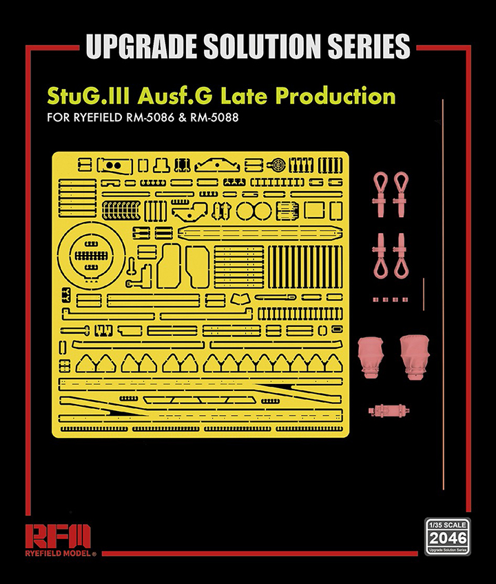 [ܼ] CRM2046 [RFM] CRM2046 1/35 Upgrade Solution Series StuG.III G Late Prodduction for 5086,5088-  