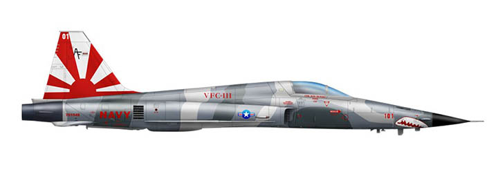 [ܼ] BFAR48101 [AFV CLUB] BFAR48101 1/48 F-5E Tiger II Shark Nose