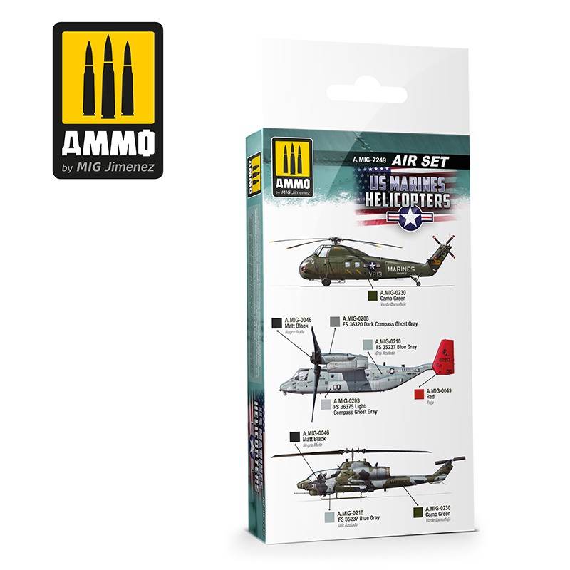 [ܼ] CG7249 [MIG AMMO] CG7249 US Marines Helicopters Set