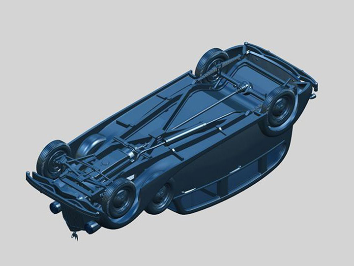 [ܼ] BICM35535 [ICM] BICM35535 1/35 Packard Twelve (Model 1936) with Passengers WWII Soviet Leaders Car 5 figures