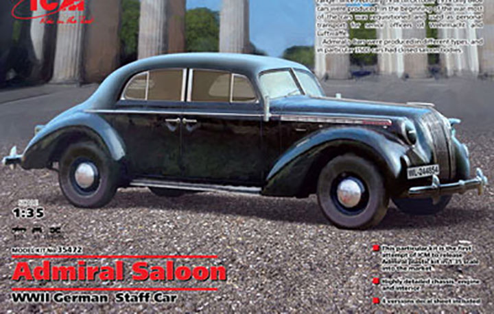 [ܼ] BICM35472 [ICM] BICM35472 1/35 WWII German Staff Car Admiral Saloon