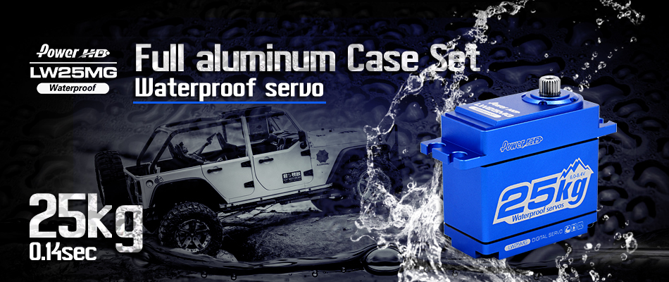 [ܼ] LW-30MG [POWER HD] LW-30MG (Ǯ, Ŭ, ε õ) Waterproof Standard Servo 30kg / 0.14sec