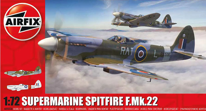 [ܼ] BB02033A [Airfix] BB02033A 1/72 Supermarine Spitfire F.Mk.22