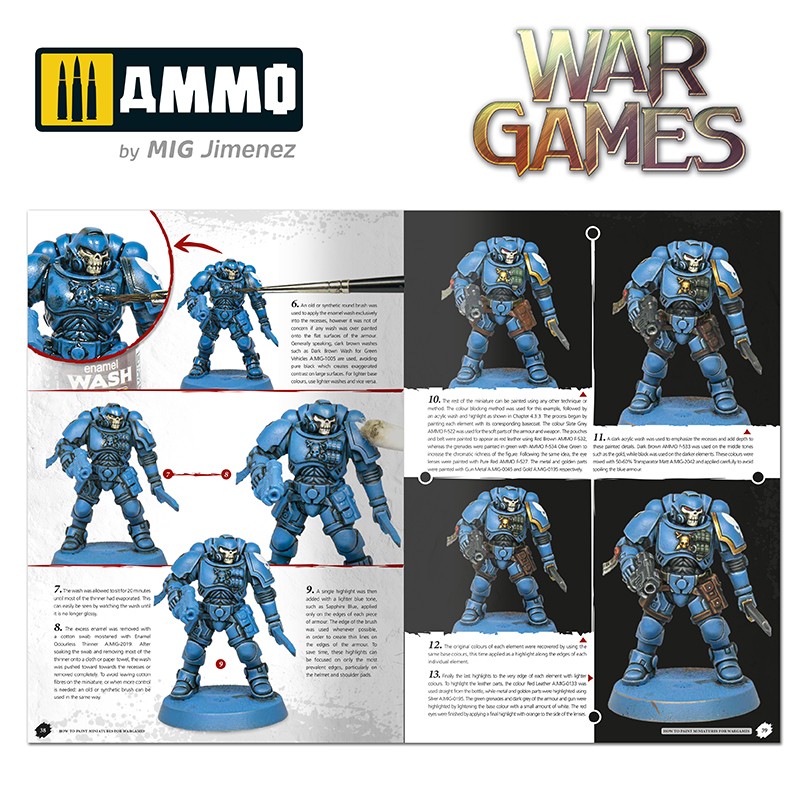 [���ܼ�] CG6285 [MIG AMMO] CG6285 How to Paint Miniatures for Wargames (English)