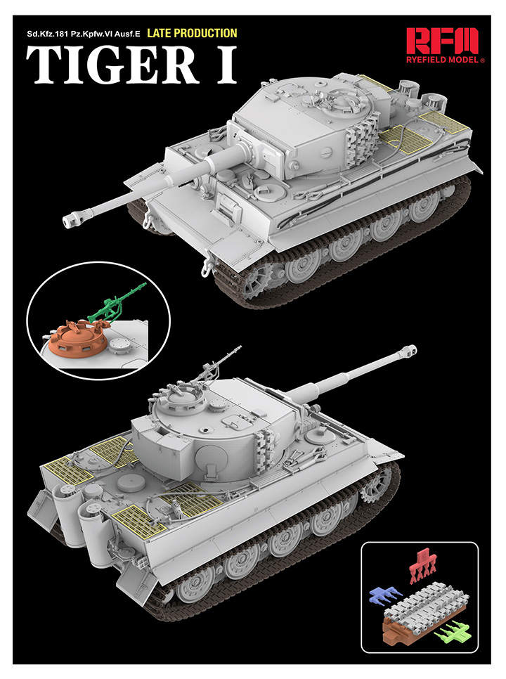 [���ܼ�] CRM5080 [RFM] CRM5080 1/35 Tiger I Late Production Zimmerit and Full Interior