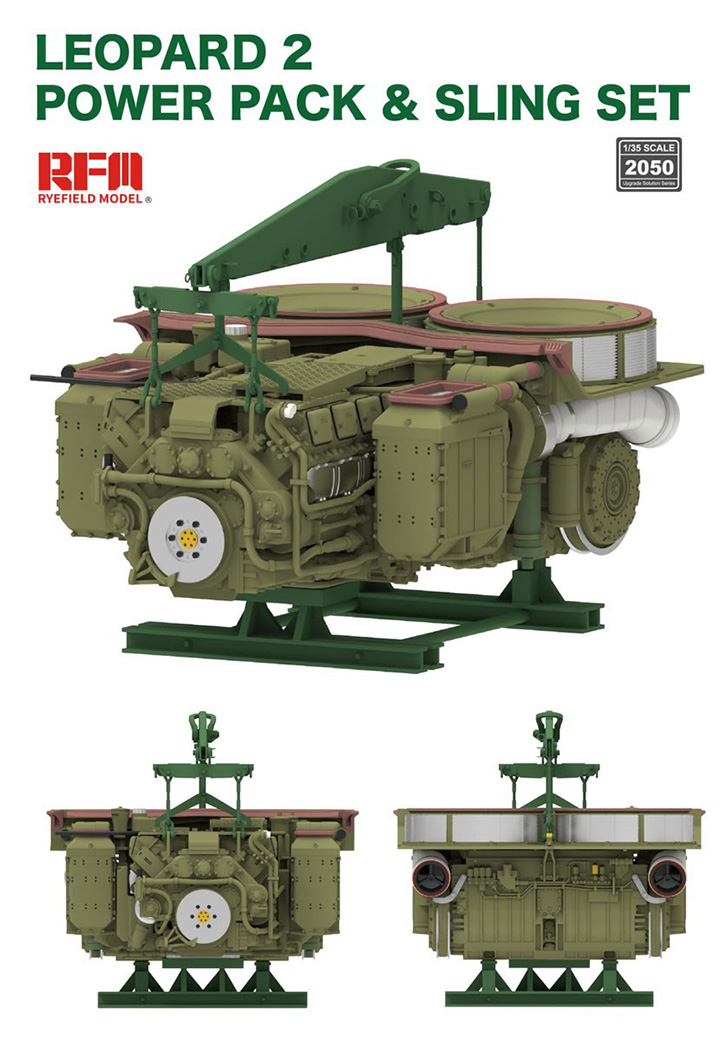 [ܼ] CRM2050 [RFM] CRM2050 1/35 Leopard 2 Powerpack and Sling Set -  