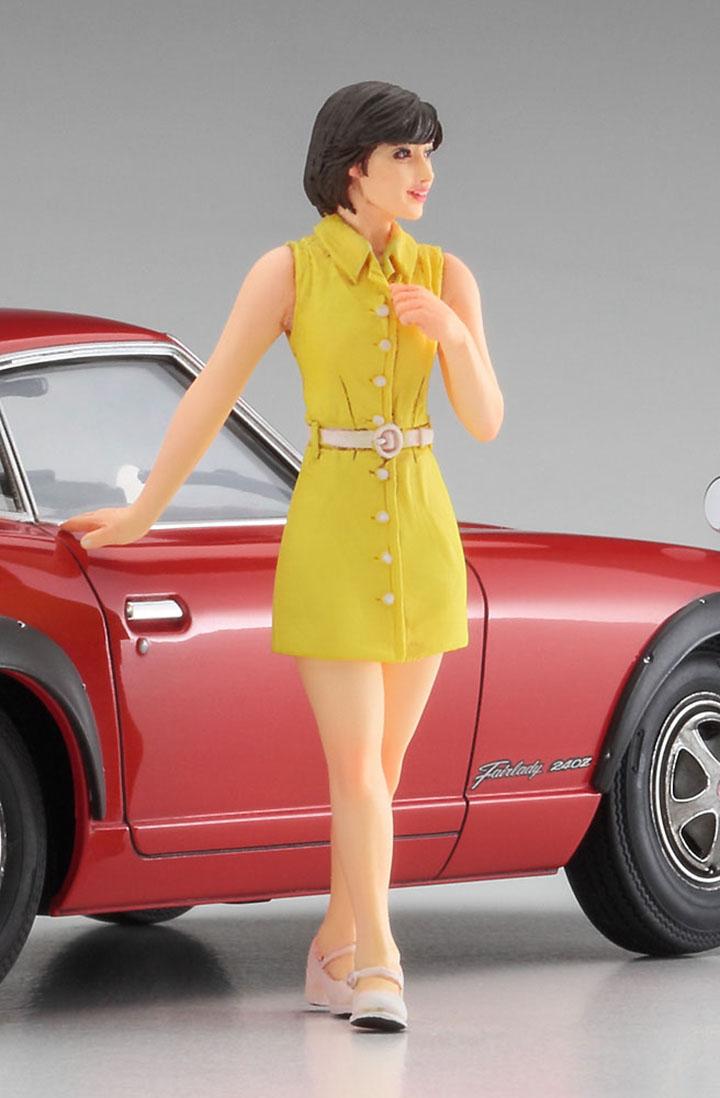 [ܼ] BH52339 [Hasegawa] BH52339 1/24 SP539 Nissan Fairlady 240ZG w/70s Girls Figure