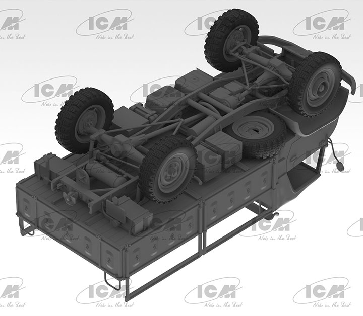 [ܼ] BICM35135 [ICM] BICM35135 1/35 Unimog S404 German Military Truck