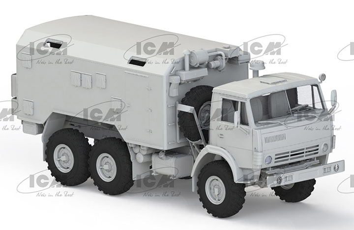 [ܼ] BICM35002 [ICM] BICM35002 1/35 Soviet Six-Wheel Army Truck with Shelter