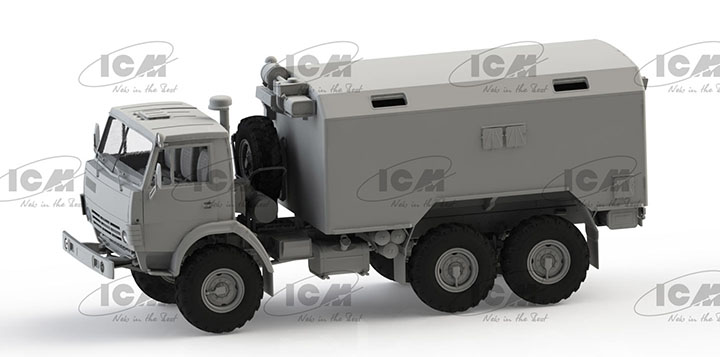 [ܼ] BICM35002 [ICM] BICM35002 1/35 Soviet Six-Wheel Army Truck with Shelter