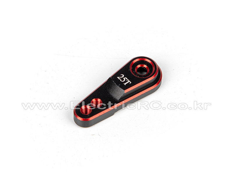 [���ܼ�] SRCS-018 [TR] 25T Metal RC Car Servo Horn Set (Hole/RED-Black)